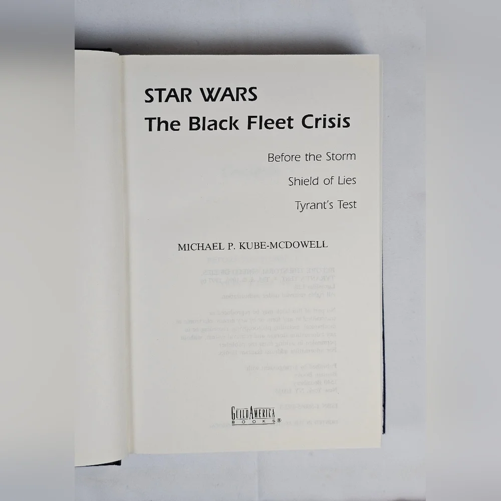 Star Wars: The Black Fleet Crisis trilogy SFBC edition Vintage '97 EUC - Picture 6 of 10